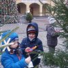 Ozdabianie choinki na Rynku